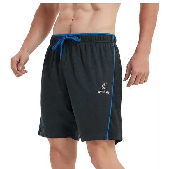 3 Pack MEDIUM Mens Athletic Shorts with Pockets Quick Dry - Picture 3 of 7